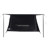 Camping Tent 2-Person White Blackout Fabric Waterproof 94532