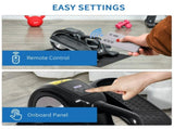 Under Desk Elliptical Machine, Sit Down Pedal Exerciser with Forward and Reverse Motion, 12 T3398P349178