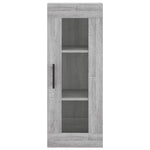 Highboard Grey Sonoma 34.5x34x180 cm Engineered Wood 3199455