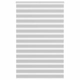 Zebra Blind Light Grey 140x200 cm Fabric Width 135.9 cm Polyester 4014477