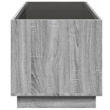 Coffee Table with Infinity LED Grey Sonoma 70x50x50 cm 847663
