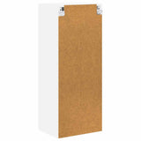 Wall Glass Cabinet LUCCA White 40 x 31 x 100 cm Engineered Wood 885095