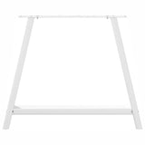 Dining Table Legs A-Shaped 2 pcs White 90x cm Steel 4012861