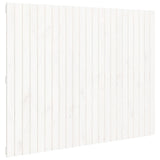 Wall Headboard White 146.5x3x110 cm Solid Wood Pine 824944