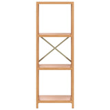 4-Tier Shelf 40x30x112 cm Solid Wood Oak 353815