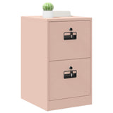 File Cabinet Geometric Pink 44 x 50 x 74.5 cm Cold-Rolled Steel 891593