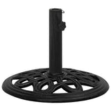 Umbrella Base Black 44x44x32 cm Cast Iron 317768