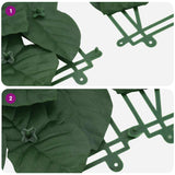 Balcony Screen with Dark Green Leaves 500x150 cm 315493