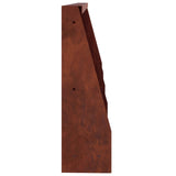 Retaining Wall 4 pcs 40 x 12 x 30 cm Weathering Steel Rusty 3449057