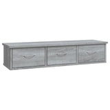 Wall Cabinet Grey Sonoma 88x26x18,5 cm Engineered Wood 815082