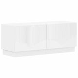 TV Cabinet White Engineered Wood 897335