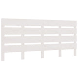 Headboard White 200x3x80 cm Solid Wood Pine 821363