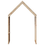 Kids' Bed Roof 60x99x139.5 cm Solid Wood Pine 846888