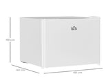 46 Litre Table Top Mini Fridge, Small Fridge with Ice Box, Reversible Door, Adjustable Temperature T3398P343293