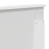 Headboard White 100 cm Engineered Wood 887593