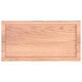 Bathroom Countertop Light Brown 80x40x cm Treated Solid Wood 3156118