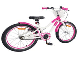 Kids Bike with Training Wheels 18 Inches for 5-7 Years Old Pink 42009595