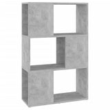 Book Cabinet Room Divider Concrete Grey 60x24x94 cm Engineered Wood 809075