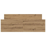 Bed Frame Artisan Oak Engineered wood, Solid Pinewood, Plywood Slats 3328779