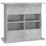 Aquarium Stand Concrete Grey 81x36x73 cm Engineered Wood 833603