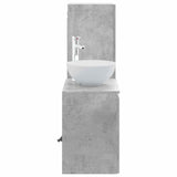 Bathroom Furniture Set 2 pcs Concrete Grey 33 x 34.5 x 100 cm 3406116