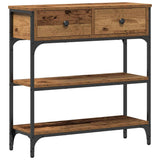 Console Table Old Wood 72.5 x 25 x 75 cm Engineered Wood 863519