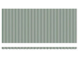 Retractable Awning Green and white 500 x 300 cm Fabric 3331464