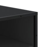 Shoe Rack Black 48x38x97.5 cm Engineered Wood 849204