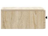 Wall-Mounted Bedside Cabinet 2 pcs Sonoma Oak 34.5 x 33 x 20 cm 899110