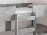 Bunk Bed for Kids Concrete Grey 80 x 160 cm Engineered Wood 3410550