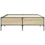 Bed Frame without Mattress Sonoma Oak 120x200 cm 3279803