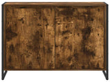 Side Cabinet Smoke Oak 79 x 36 x 75 cm Engineered Wood 886602