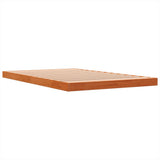 Bed Frame without Mattress Wax Brown 120x200 cm Solid Wood Pine 847151
