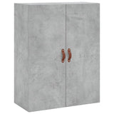 Highboard Concrete Grey 69.5x34x180 cm Engineered Wood 3195655