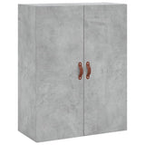 Highboard Concrete Grey 69,5x34x180 cm Engineered Wood 3195655