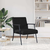 Armchair Black 59 x 75 x 78 cm Fabric 42017672