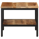 Coffee Table 45x45x35 cm Solid Rough Wood Mango 374067