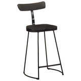 Bar Stools 2 pcs Black 49x43x88 cm Solid Wood Mango 4013516