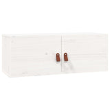 Wall Cabinets 2 pcs White 80x30x30 cm Solid Wood Pine 818378
