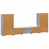 TV Cabinet Set FLORIN 3 pcs Grey Sonoma Engineered Wood 3397940