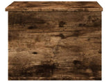 Storage Box Smoked Oak 60x35x35 cm Engineered Wood 840678