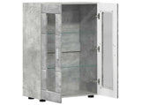 Sideboard with Shelf FLORIN Concrete Grey 55.5 x 29 x 100 cm 880254