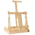 ZNTS Table Easel with Drawer 41.5x37x12 cm Solid Wood Pine 30229