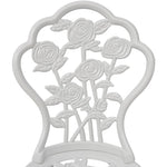 Bistro Chairs 2 pcs Cast Aluminium White 43176