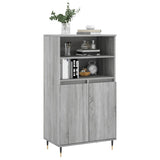 Highboard Grey Sonoma 60x36x110 cm Engineered Wood 831482