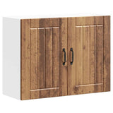 Kitchen Wall Cabinet "Lucca" Old Wood Engineered Wood 853835