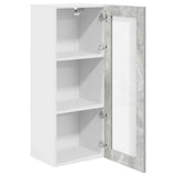 Hanging Cabinet Concrete Grey 40 x 31 x 100 cm Engineered Wood 884381
