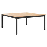 Coffee Table Natural 100 x 100 x 45 cm Solid Pine Wood 892769