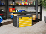 4 Drawers Large Toolbox - Yellow T3398P376747
