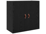 Wall-Mounted Cabinet 2 pcs Black Oak 69.5 x 34 x 90 cm 3394574